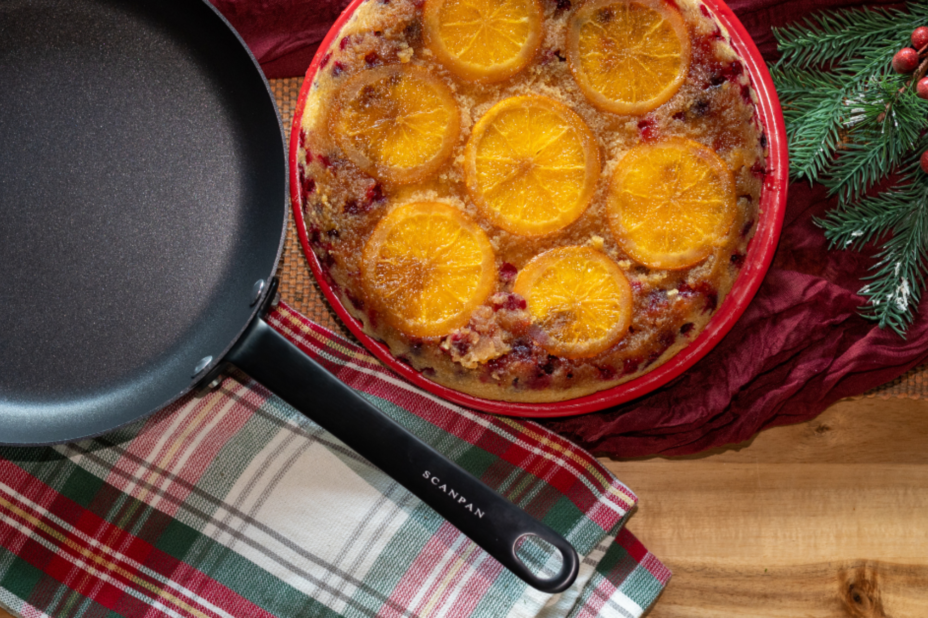 Bake in Your Fry Pan: Upside-Down Cranberry-Orange Cake (Yes, Really!)