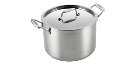 FUSION 5 8 QT Stock Pot with Lid