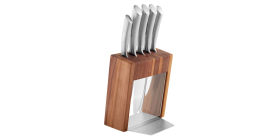 SCANPAN CLASSIC STAINLESS STEEL 6-Piece Knife Block Set