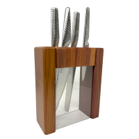 5-Piece Ikasu V Knife Block Set - Walnut