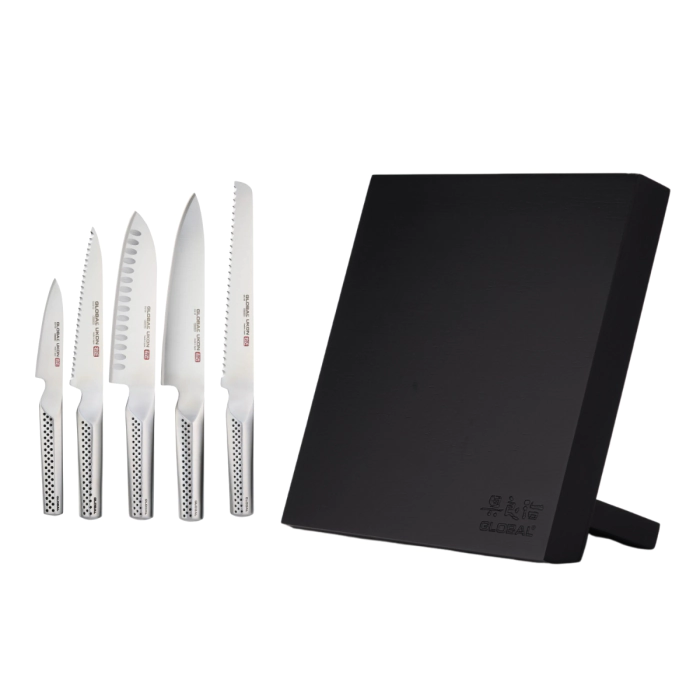 Bitoku 6-Piece Ukon Essentials Set - Black | Global Cutlery USA