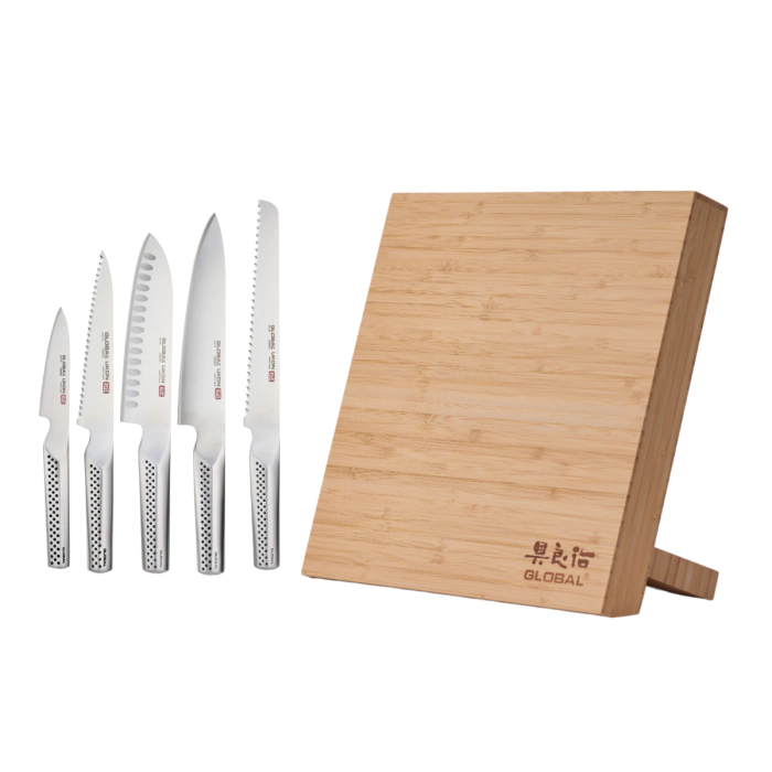 Bitoku 6-Piece Ukon Essentials Set - Bamboo | Global Cutlery USA