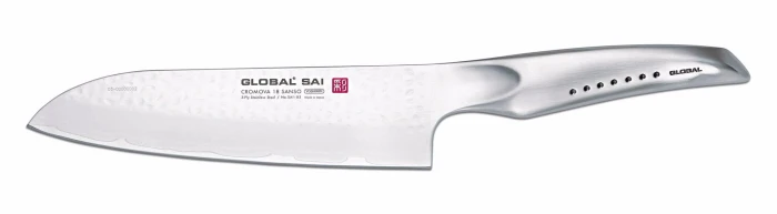 GLOBAL 三徳包丁グローバル SAI(彩) SAI-03 超硬質 Buy a Multifaceted 7.5