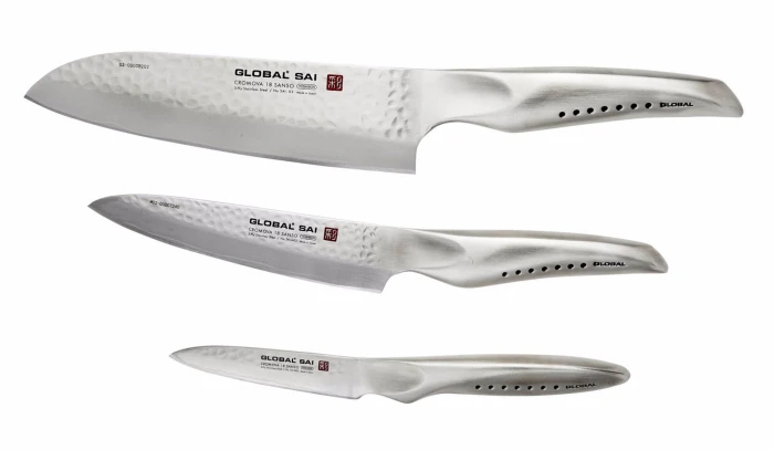 SAI 3 Piece Knife Set - SAI-3001 | Global Cutlery USA