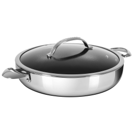 panpan Order a 5.25 QT Covered Stainless Steel Commercial Nonstick Chef's
