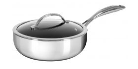Scanpan Classic 4.25 Qt. Saute Pan with Lid- small dent - FREE