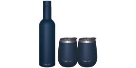 TO GO Wine Gift Set - Oxford Blue