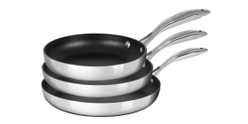 HAPTIQ 3-Piece Fry Pan Set