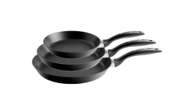 ES5 3-Piece Fry Pan Set - 8.5", 10.25" & 11.75"
