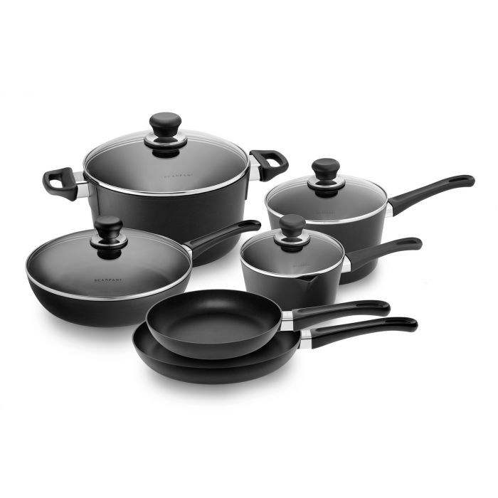 Order a 5-Piece Commercial-Grade Cookware Set, Buy a CS+ 5-Piece Nonstick  Cookware Set at SCANPAN