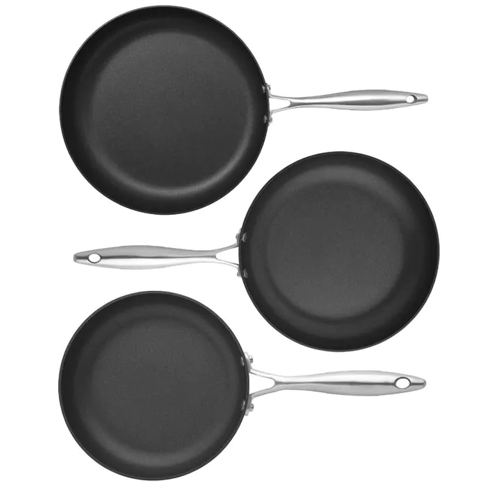 HAPTIQ 3-Piece Fry Pan Set