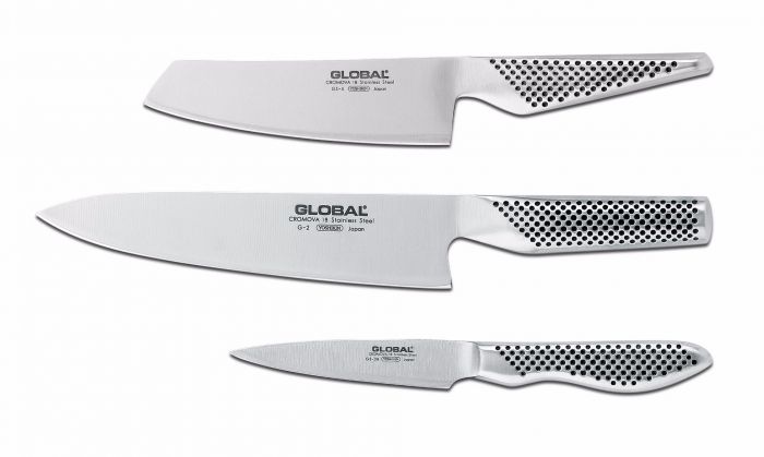 Global knives - Knife set G46338 - kitchen knives - 3 pieces