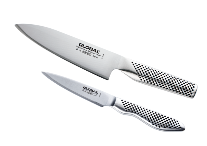 Global Classic Butcher's Starter Knives, Set of 2