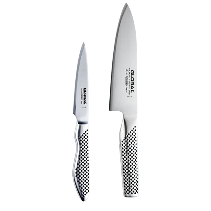 Global Knife set, 3 pcs (G-2, GS-5, GS-38), ref: G-2538