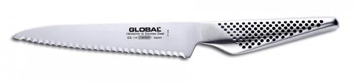 Es oprejst Udelukke Apart From Regular Serrated Knives, Buy the 6" Serrated Japanese Utility  Kitchen Knife | Order the Classic 6" Serrated Utility Knife at GLOBAL  CUTLERY | Global Cutlery USA