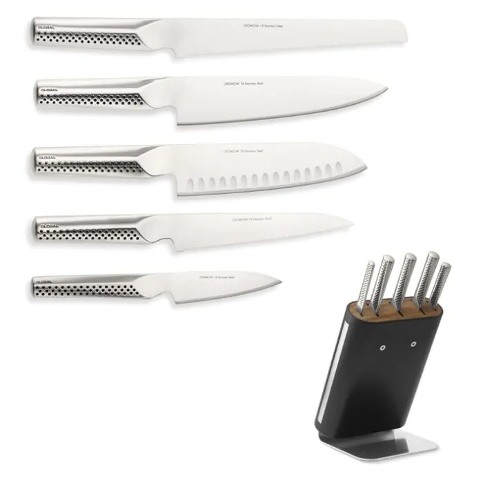New Global 6 Piece Hikaeme In-Drawer Cutlery Knife Set 6pc