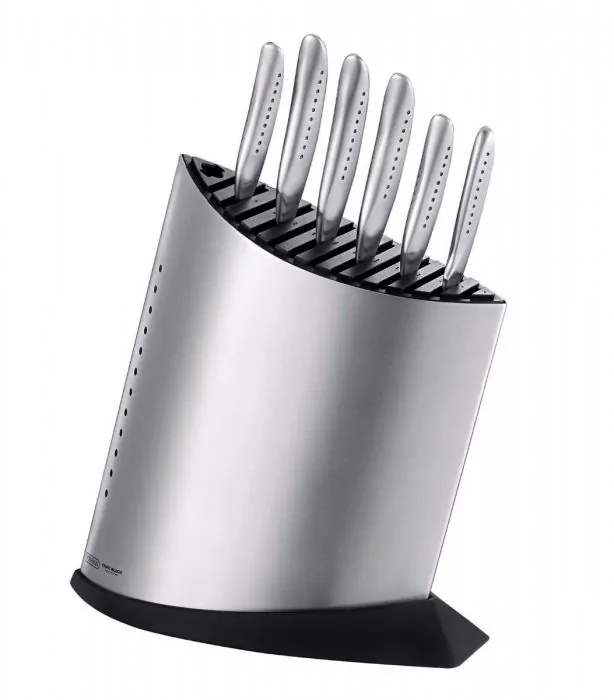 GLOBAL - Ship Shape knife block with five knives included