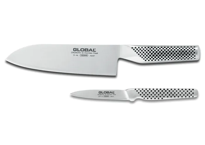 Global Classic 2-Piece Set - 7 Santoku Knife & Paring Knife